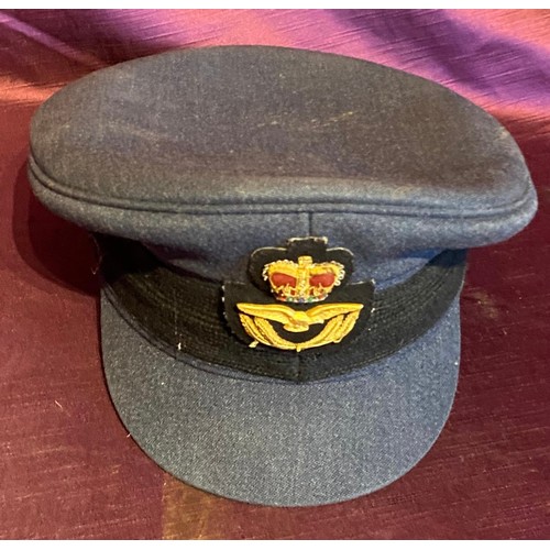 692 - A post 1953 officer peaked cap / All lots are located at The Barn, Hampstead Farm, Nr Henley on Tham... 