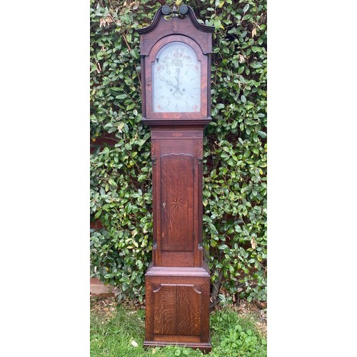 938 - 18th century longcase clock, made by O. Bowen of Merthyr / All lots are located at The Barn, Hampste... 