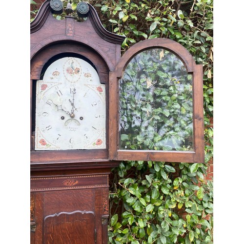 938 - 18th century longcase clock, made by O. Bowen of Merthyr / All lots are located at The Barn, Hampste... 