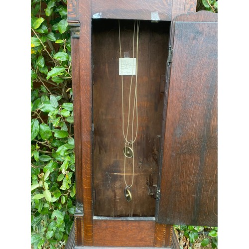 938 - 18th century longcase clock, made by O. Bowen of Merthyr / All lots are located at The Barn, Hampste... 