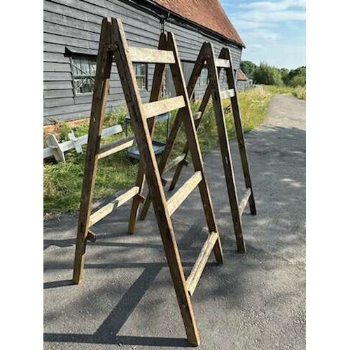 945 - A pair of early 20th century decorators A-frames, stamped D.C Green / All lots are located at The Ba... 