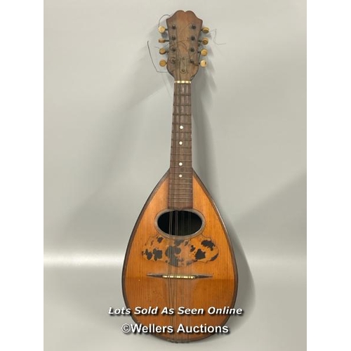 29 - Antique eight string Lute, as found / AN5