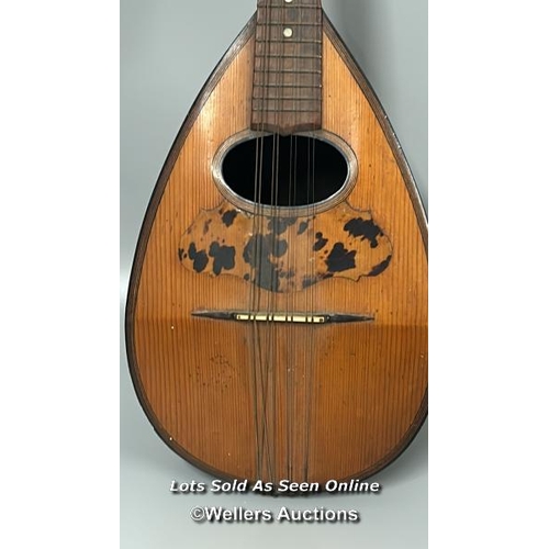 29 - Antique eight string Lute, as found / AN5