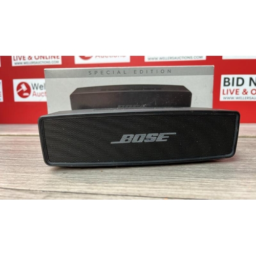 8503 - BOSE SOUNDLINK MINI 2 SE SPEAKER / SOME MINIMAL SIGNS OF USE / CONNECTS AND PLAYS MUSIC / WITH BOX /... 