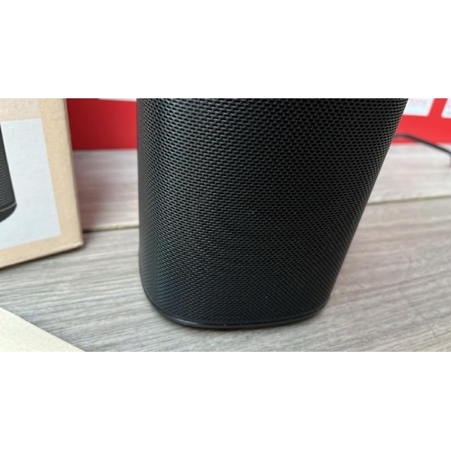 8505 - SONOS ONE SL SPEAKER - BLACK / MINIMAL SIGNS OF USE / POWERS UP / NOT FULLY TESTED WITHOUT SONOS APP... 