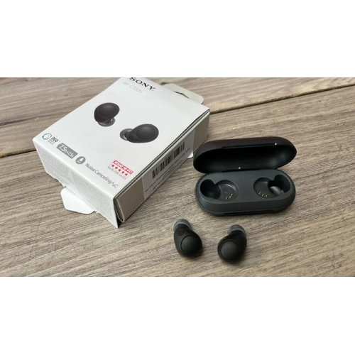 8518 - SONY WF-C700N NOISE CANCELLING IN-EAR HEADPHONES / POWERS UP, CONNECTS & PLAYS MUSIC / WITH BOX / MI... 