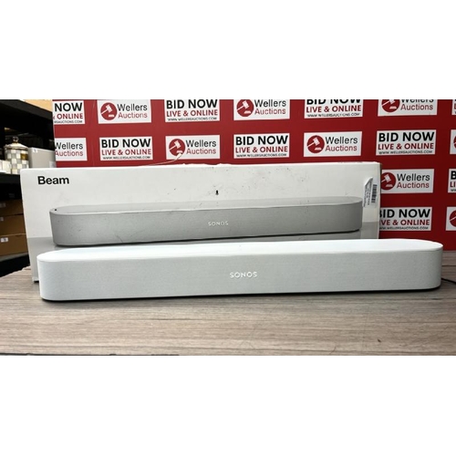 8543 - SONOS BEAM SOUNDBAR / MINIMAL, IF ANY SIGNS OF USE / APPEARS NEW / NOT FULLY TESTED WITHOUT THE SONO... 