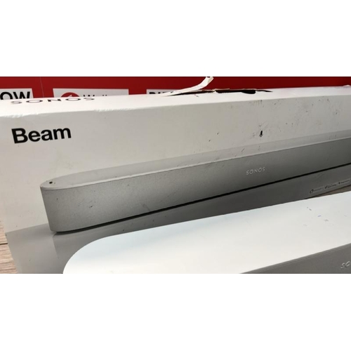 8543 - SONOS BEAM SOUNDBAR / MINIMAL, IF ANY SIGNS OF USE / APPEARS NEW / NOT FULLY TESTED WITHOUT THE SONO... 