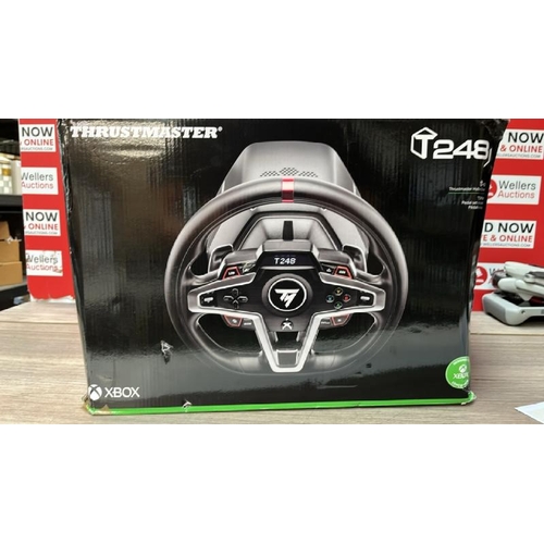 8548 - T-248 THRUSTMASTER GAMING STEERING WHEEL FOR PC, XBOX SERIES X|S & XBOX ONE / APPEARS TO BE NEW, OPE... 