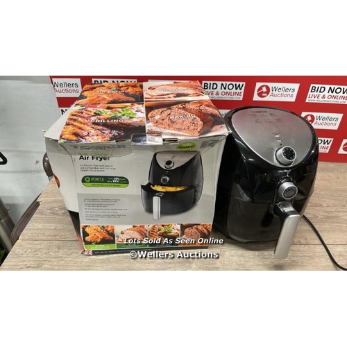 4108 - TOWER T17021 FAMILY SIZE AIR FRYER WITH RAPID AIR CIRCULATION, 60-MINUTE TIMER, 4.3L, 1500W, BLACK /... 