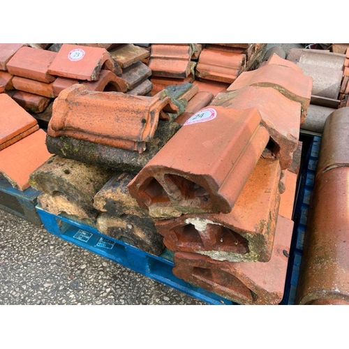 24 - Pallet of mixed stone coping inc. rough stone and terracotta, various sizes and styles