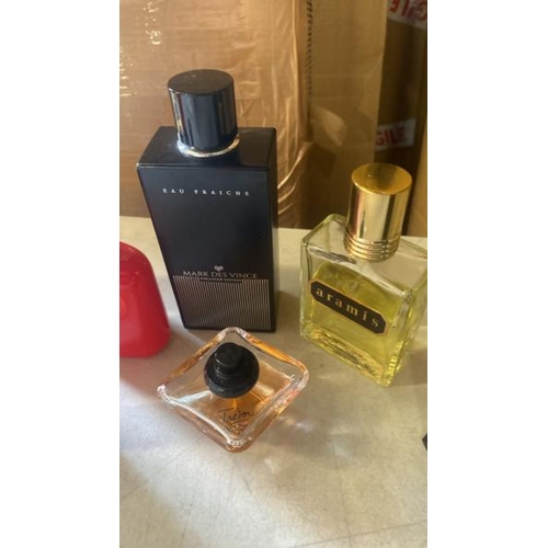 4517 - BAG OF PART USED PERFUMES AND FRAGRANCES INCL. HUGO BOSS, POLO, DAVIDOFF, JOOP! AND LANCOME