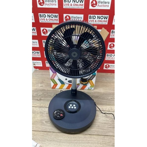 8003 - NSA ULTIMATE FOLDING FAN WITH REMOTE CONTROL, FFDC-24RC / NO POWER / SIGNS OF USE / B2