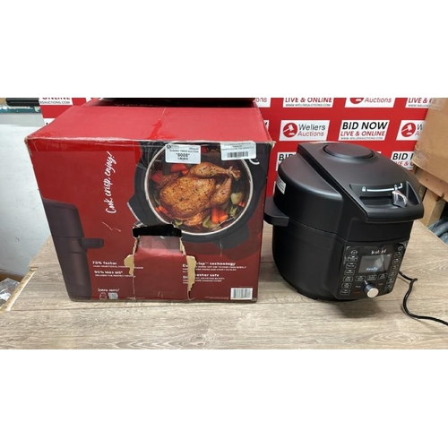 8008 - INSTANT POT GOURMET CRISP ULTIMATE 13-IN-1 PRESSURE COOKER & AIR FRYER / 6.2L / POWERS UP / MINIMUM ... 