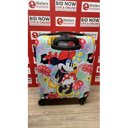 8009 - AMERICAN TOURISTER DISNEY CARRY ON HARDSIDE SPINNER CASE / MINIMUM SIGNS OF USE / F1