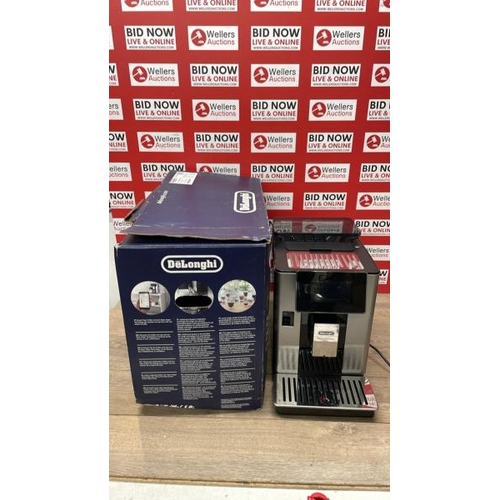 8043 - DELONGHI PRIMADONA SOUL ECAM 610.55.SB BEAN TO CUP COFFEE MACHINE / POWERS UP / SIGNS OF USE / DAMAG... 