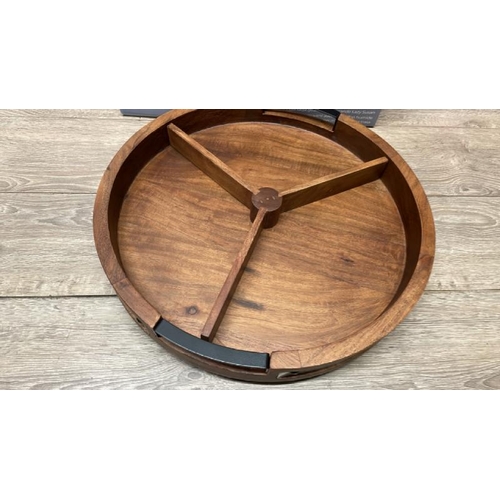 8057 - MIKASA ACACIA LAZY SUSAN  / MINIMAL SIGNS OF USE / B5