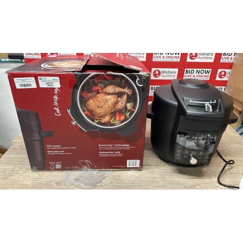 8075 - INSTANT POT GOURMET CRISP ULTIMATE 13-IN-1 PRESSURE COOKER & AIR FRYER / 6.2L / POWERS UP / NEW OPEN... 