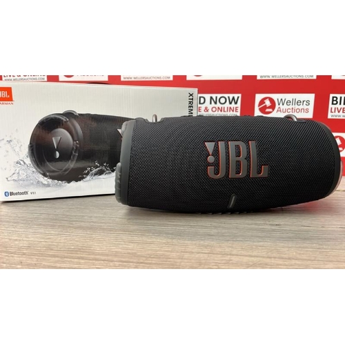 8502 - JBL XTREME 3 WIRELESS BLUETOOTH SPEAKER / APPEARS TO BE NEW, OPEN BOX / POWERS UP / CONNECTS AND PLA... 