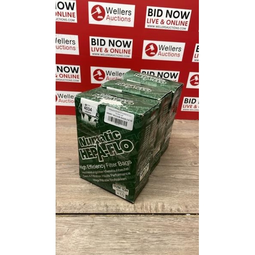 4034 - HENRY VACUUM BAGS 3 X 10 / NEW / F18