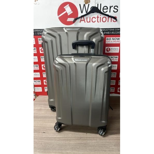 4039 - SAMSONITE ENDURE 2PC. HARDSIDE LUGGAGE SET / SIGNS OF USE / SMALL CASE HAS DAMAGED HANDLE / P1