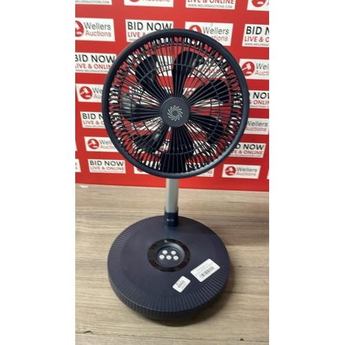 4068 - NSA ULTIMATE FOLDING FAN WITH REMOTE CONTROL, FFDC-24RC / SIGNS OF USE / MISSING POWER SUPPLY AND RE... 