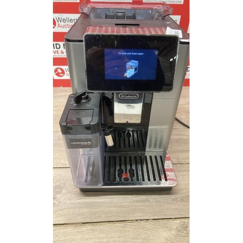 4076 - DELONGHI PRIMADONA SOUL ECAM 610.55.SB BEAN TO CUP COFFEE MACHINE / POWERS UP / SIGNS OF USE / C41