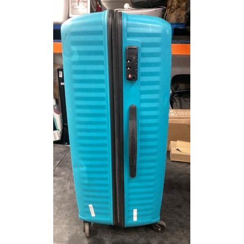 4087 - AMERICAN TOURISTER JETDRIVER LARGE 4 WHEEL SPINNER CASE / SIGNS OF USE / COMBINATION UNLOCKED / (241... 