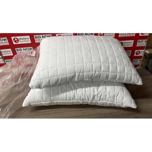 4111 - HOTEL GRAND SHREDDED MEMORY FOAM ROLLED PILLOWS / MINIMAL SIGNS OF USE / C35