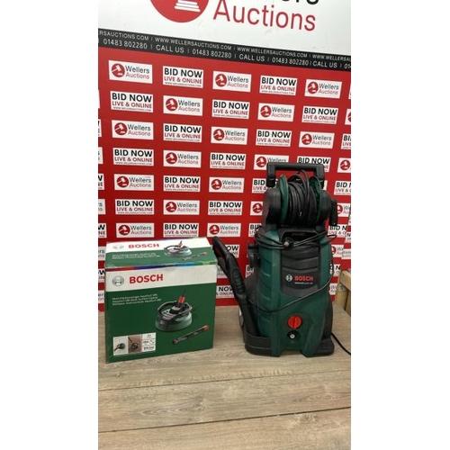 4123 - BOSCH AQUATAK 140 PRESSURE WASHER / POWERS UP / SIGNS OF USE / W3