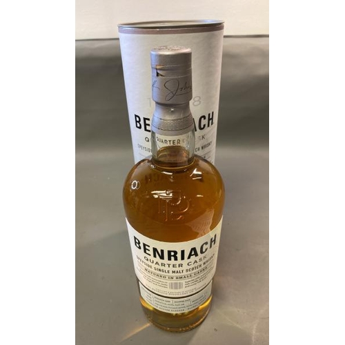 9506 - WHISKY SCOTCH SINGLE MALT BENRIACH QUARTER CASK 1L