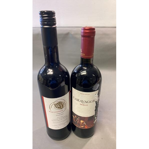 9515 - CARAVAGGIO MERLOT OF MALTA  70CL + WEINGUT AM LOWENKOPF RHEINGAU 0,75L