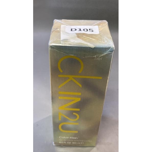 9525 - CALVIN KLEIN CKIN2U EAU DE TOILETTE SPRAY 150 ML -BRAND NEW