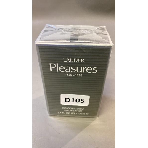 9528 - LAUDER PLEASURES FOR MEN COLOGNE SPRAY 100ML / BRAND NEW