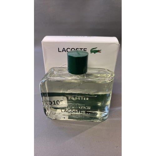 9539 - LACOSTE BOOSTER EAU DE TOILETTE 125ML / PART USED (SEE IMAGES)