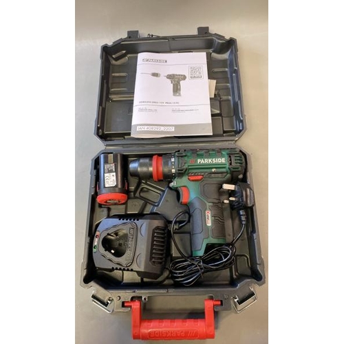 9547 - PARKSIDE CORDLESS DRILL 12 V / BRAND NEW