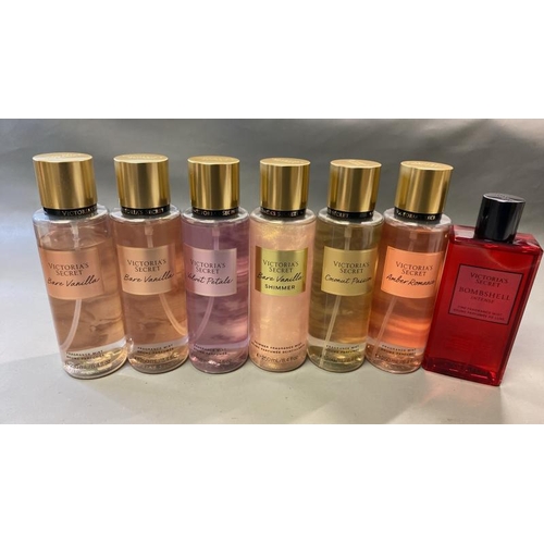 9564 - 7 VICTORIA'S SECRET FRAGRANCE 250ML  INCL. BARE VANILLA 2X + BARE VANILLA SHIMMER + COCONUT PASSION ... 