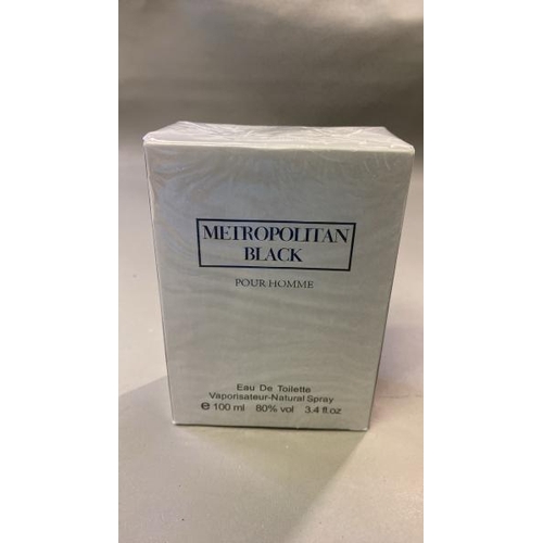 9571 - METROPOLITAN BLACK POUR HOMME EAU DE TOILETTE 100 ML / BRAND NEW