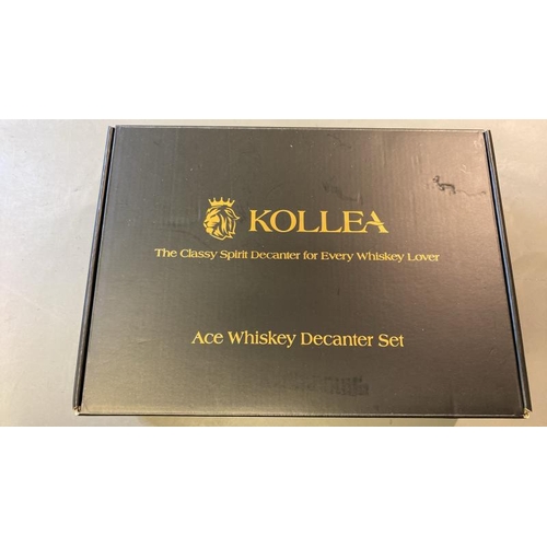 9596 - KOLLEA ACE WHISKEY DECANTER SET / BRAND NEW