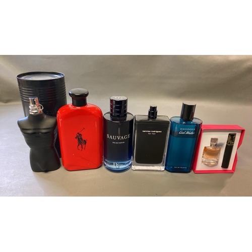 9612 - JEAN PAUL GAULTIER ULTRA MALE PARFUM 125ML + LANCOME PARIS SET MASCARA 2ML+ PARFUM 4ML + DAVIDDOFF C... 