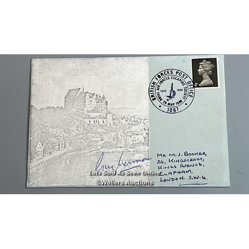 11 - Nine mixed commemorative first day covers of Colditz Oflag IVc and others signed by various prisoner... 