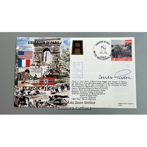 11 - Nine mixed commemorative first day covers of Colditz Oflag IVc and others signed by various prisoner... 