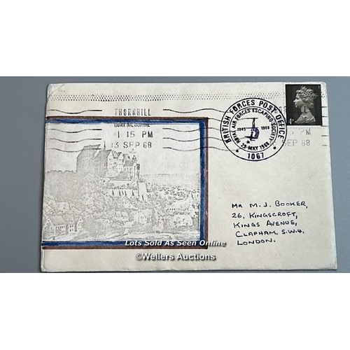 11 - Nine mixed commemorative first day covers of Colditz Oflag IVc and others signed by various prisoner... 