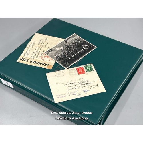 3 - A collection of lettersheets, postcards, original photographs and envelopes from a variety of Coldit... 