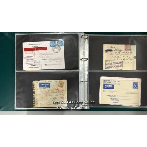 3 - A collection of lettersheets, postcards and envelopes from a variety of Colditz prisoners of war inc... 