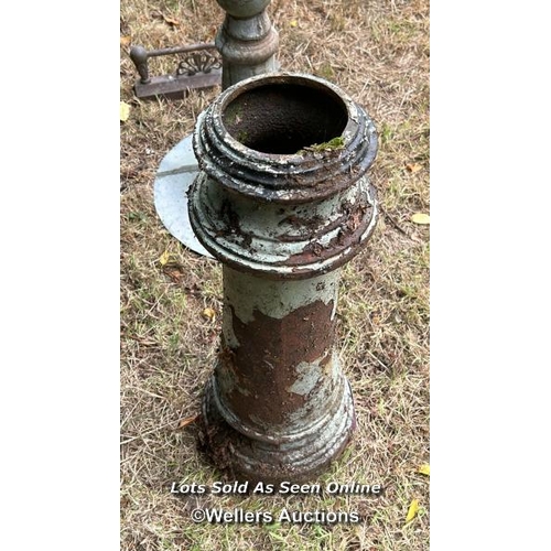 120 - Cast iron bollard, 68cm (h) / Please bring equipment and labour to assist with removal of all lots. ... 