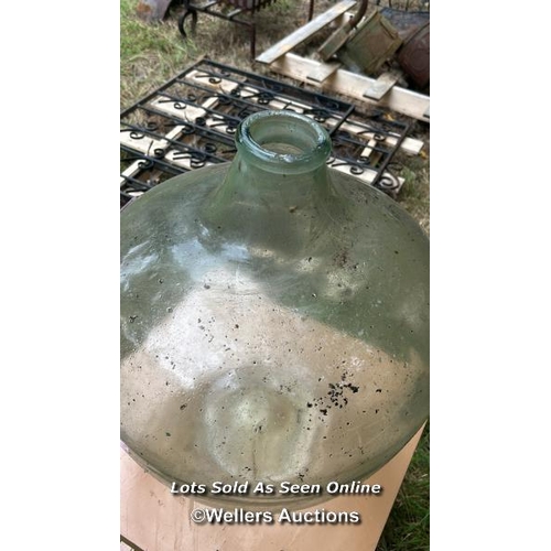 157 - Carboy, 55cm (h) / Please bring equipment and labour to assist with removal of all lots. All lots ar... 