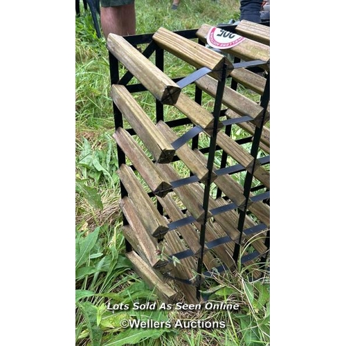 205 - Wine rack, to store thirty-six bottles / Please bring equipment and labour to assist with removal of... 