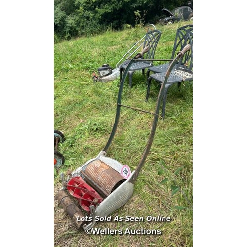 208 - Ransomes Ajax pushmower / Please bring equipment and labour to assist with removal of all lots. All ... 