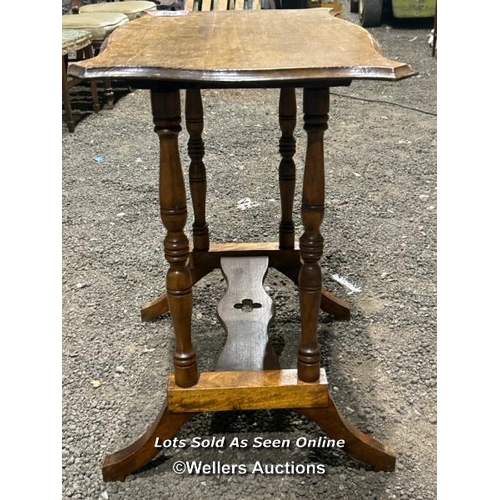 267 - A Victorian occasional table, 73cm (h) x 75cm (w) x 43cm (d) / Please bring equipment and labour to ... 